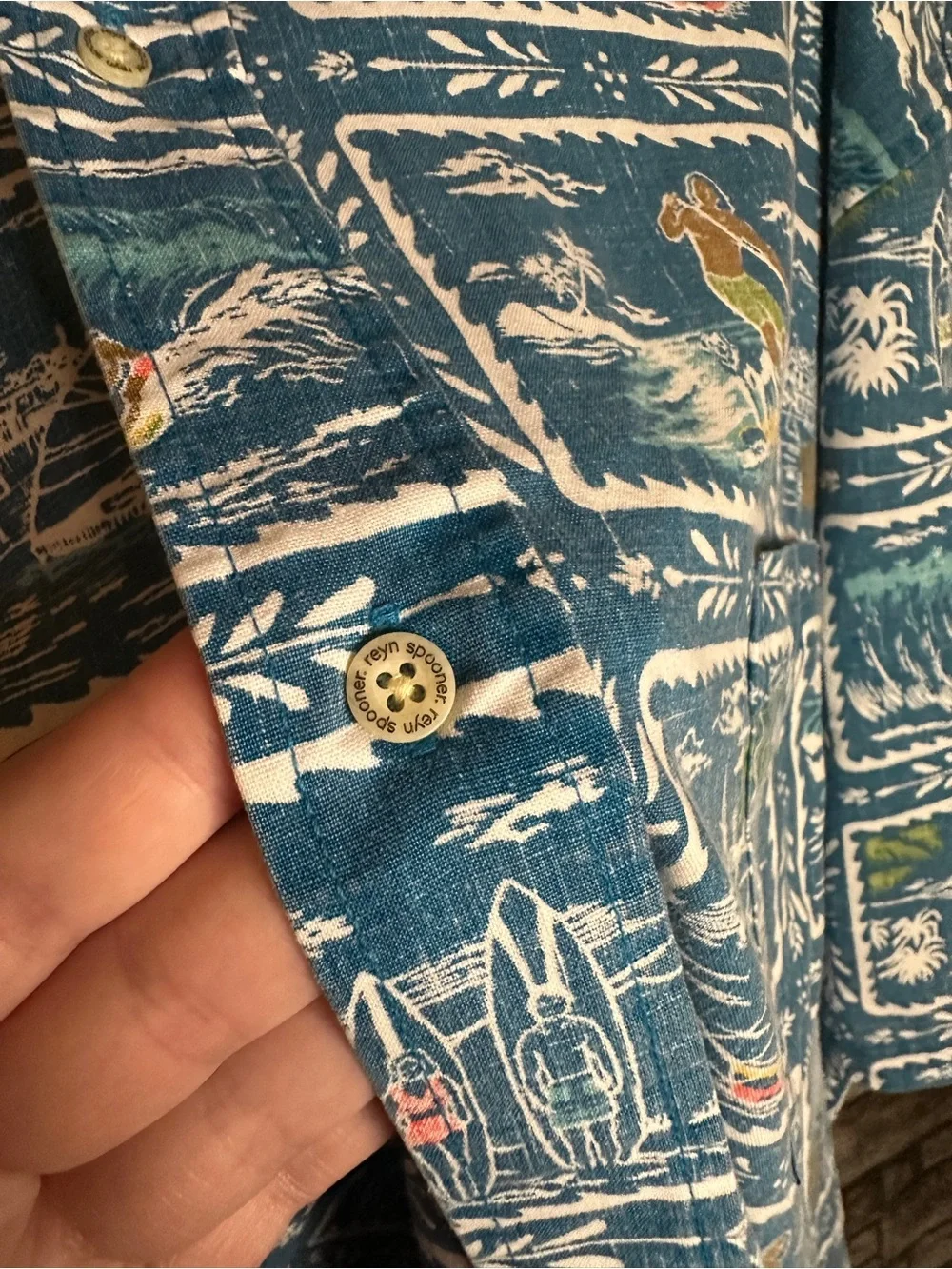 Rare Reyn Spooner Hawaiian Button Up Shirt Size 3XL - Picture 4 of 11